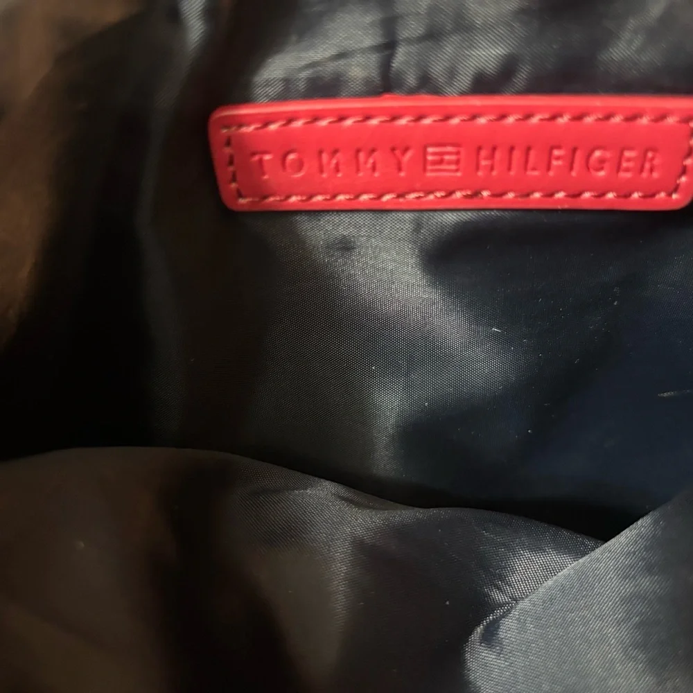 Tommy Hilfiger Beige and Brown Clutch